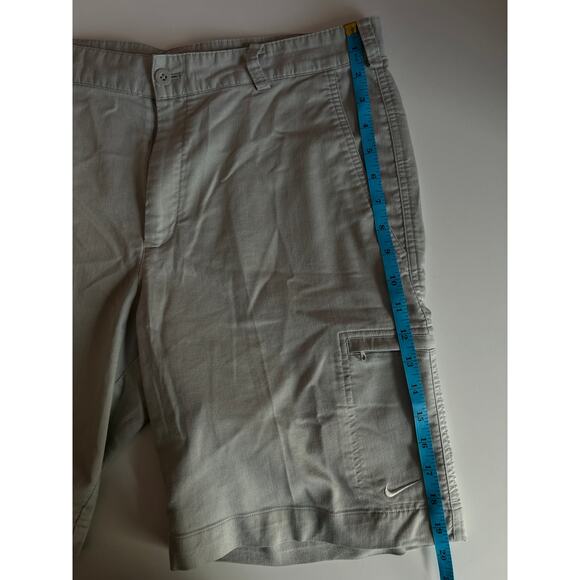 Nike Men Golf 9.5" Inseam Cargo 392534 061 Dri Fit Gray Shorts Size 34 - Picture 8 of 9